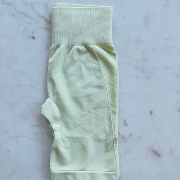 Gymshark Seamless Biker Shorts - Pastel Green, Size XS - Picture 1 of 10
